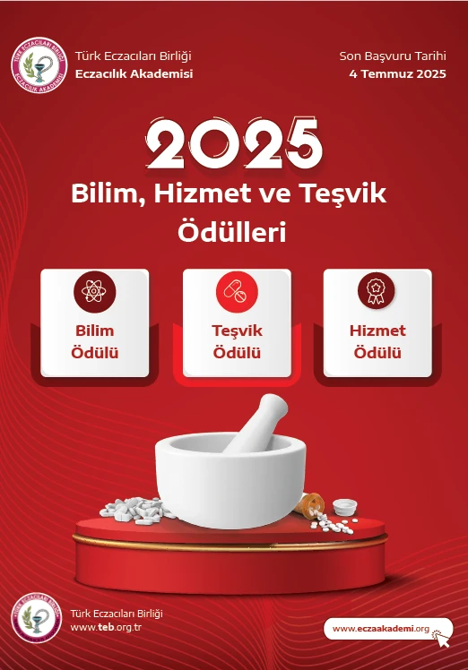 TEB Eczacılık Akademisi 2025 Bilim, Hizmet ve Teşvik Ödülleri İçin Başvurular Başladı