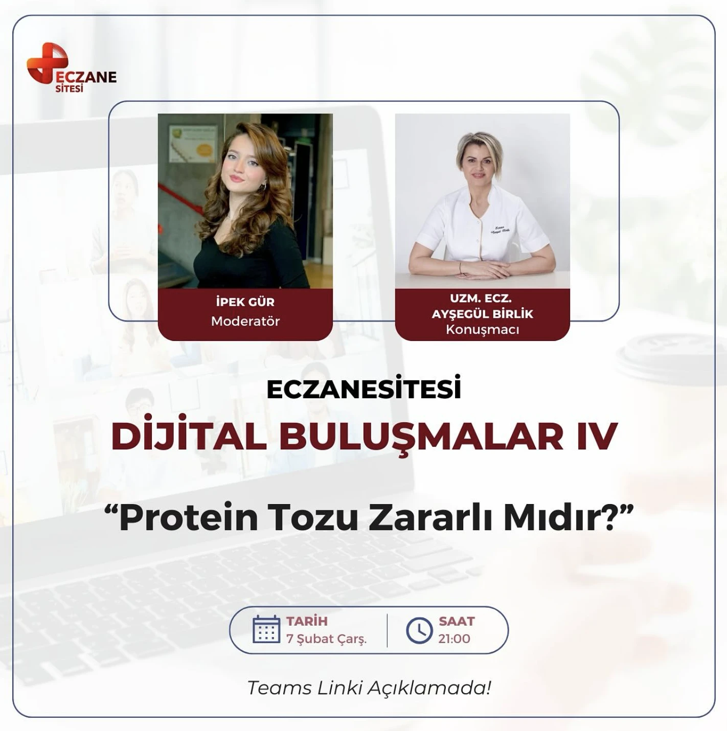 Dijital Buluşmalar IV Protein Tozu Zararlı Mıdır? - Uzm  Ecz  Ayşegül Birlik